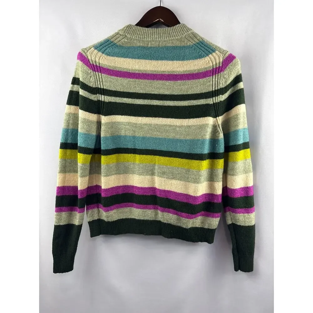 Women’s A New Day Small Multicolor Striped Sweater